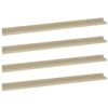 vidaXL Sieninės lentynos, 4vnt., sonoma ąžuolo spalvos, 100x9x3cm