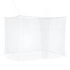 vidaXL Moskito tinklas lovai 156 akies 3 pcs Balta Poliesteris