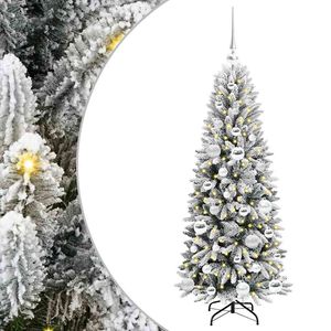 vidaXL Dirbtinė Kalėdų eglutė Balta 120 cm