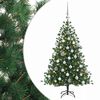 vidaXL Dirbtinė kalėdinė eglutė su rutuliuku 150 cm 150 LED