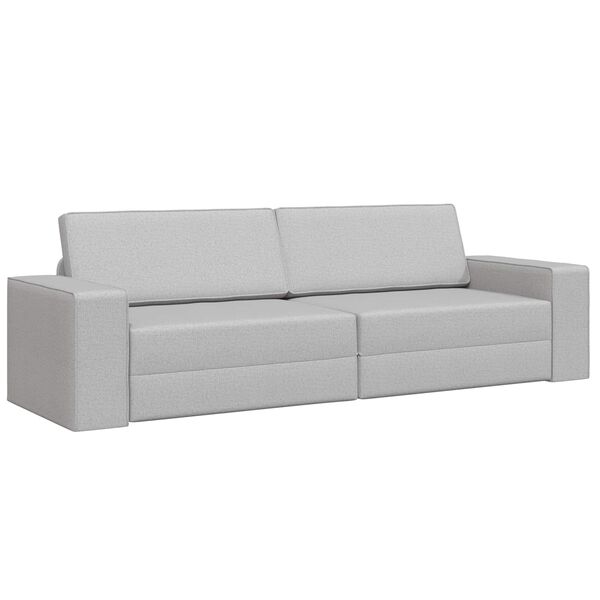 vidaXL Sofa lova Debesų pilka 245 x 78 x 77 cm audinys