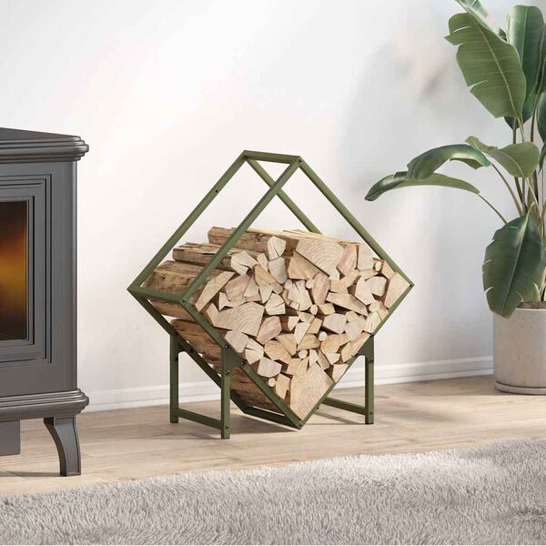 vidaXL Malkų lentyna Olive Green 60x25x60 cm &Scaron;altai valcuotas plienas