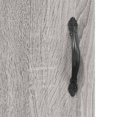 vidaXL Komoda, pilkos ąžuolo spalvos, 69,5x31x115cm, apdirbta mediena