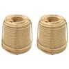 vidaXL Sizalio virvės, 2vnt., 12mm, 250m