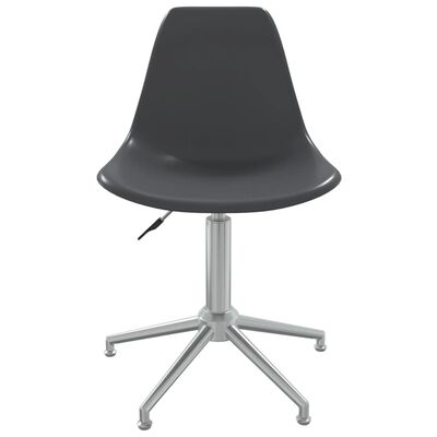 vidaXL Pasukama biuro kėdė, šviesiai pilkos spalvos, PP