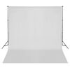 vidaXL Fotostudijos komplektas su apšvietimo rinkiniu ir fonu