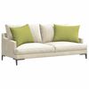 vidaXL Sofa Pagalvės 2 pcs Šviesiai žalia 70 x 50 cm audinys