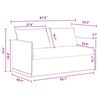 vidaXL Sofos komplektas 2 pcs Tamsiai pilka 156 x 82 x 85 cm Audinys