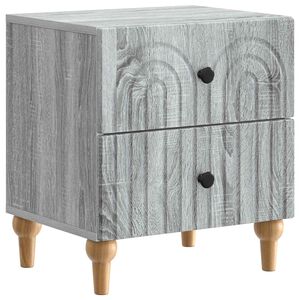 vidaXL &Scaron;alia lovos spintelė Pilka sonoma ąžuolo 43 x 34,5 x 48 cm