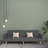 vidaXL Dvivietė sofa-lova, &scaron;viesiai pilkos spalvos, audinys