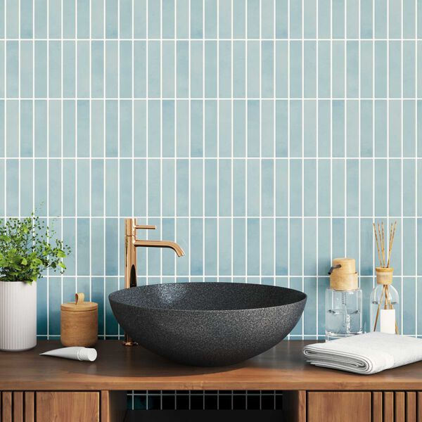 vidaXL Stačiakampė plytelė 10 pcs Pilkai žalia 29 x 23 x 0,08 cm