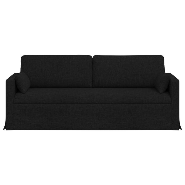 vidaXL Sofa 180cm Juoda Metalas