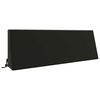 vidaXL Atlo&scaron;o pagalvė SOEST 100% poliesteris Juoda 120 x 20 x 40 cm