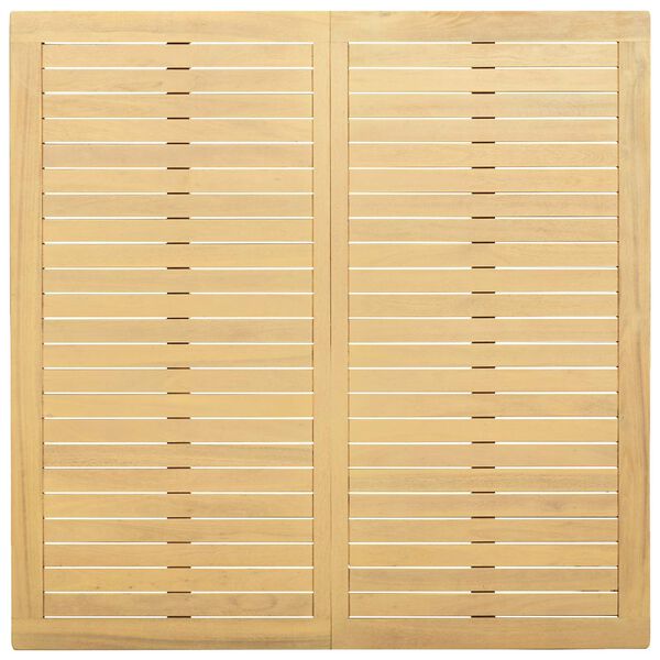 vidaXL Sodo kavos staliukas, 110x110x45cm, akacijos medienos masyvas