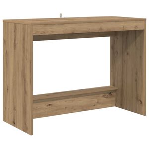 vidaXL Lovos stalas Artisano ąžuolo Apdirbta mediena 100 x 45 x 75 cm