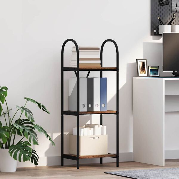 vidaXL Knygų lentyna Senas medis 40 x 30 x 109 cm Apdirbta mediena