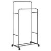 vidaXL Drabužių stovas Paprastas Juoda 80 x 53 x 156 cm