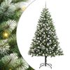 vidaXL Dirbtinis sulankstomas Kalėdų medis su pūkuotu sniegu 300 LED