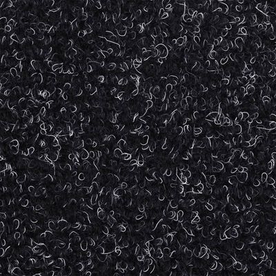 vidaXL Lipnūs laiptų kilimėliai, 10vnt., juodi, 65x21x4cm