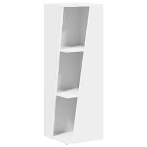 vidaXL &Scaron;oninis lentynas 33 x 32 x 100,5 cm Apdirbta mediena Balta