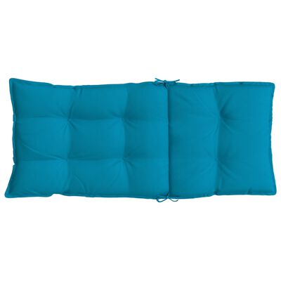 vidaXL Kėdės pagalvėlės, 2vnt., šviesiai mėlynos, oksfordo audinys