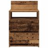 vidaXL Naktinė spintelė su 2 stalčiais, medienos, 40x33x60cm