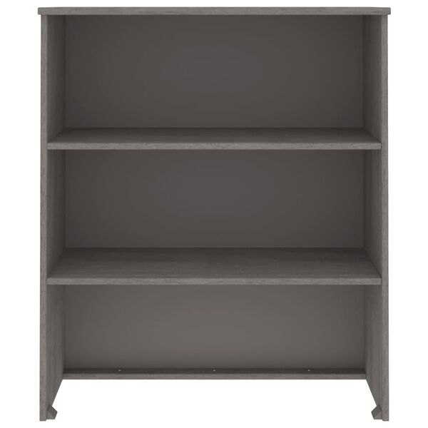 vidaXL Komodos viršus HAMAR, šviesiai pilkas, 85x35x100cm, pušis