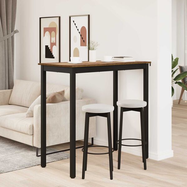 vidaXL Valgomieji stalai Apdirbta mediena