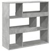 vidaXL Kambario pertvara, betono, 100x33x94,5cm, apdirbta mediena
