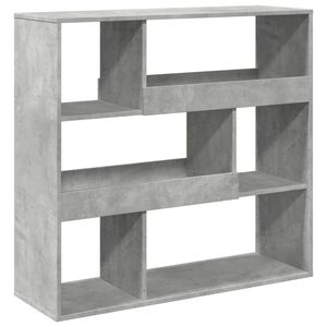 vidaXL Kambario pertvara, betono, 100x33x94,5cm, apdirbta mediena