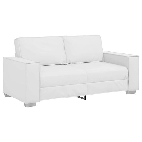 vidaXL Sofa Balta 180 x 78 x 84 cm audinys