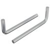 vidaXL Hex raktas 2 pcs Sidabro 32 x 86 mm Plienas