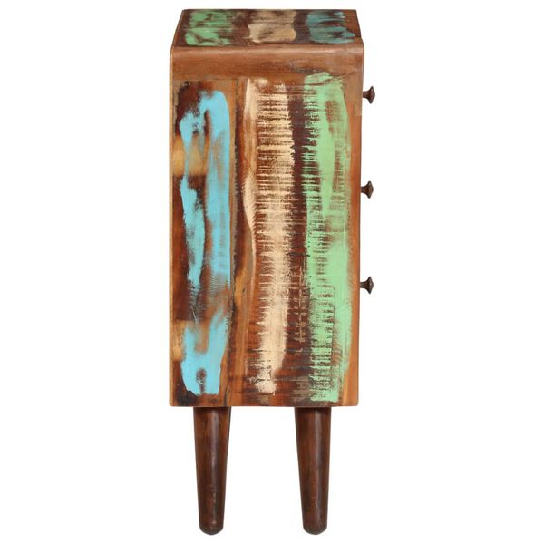 vidaXL &Scaron;oninė spintelė, 55x30x80cm, perdirbtos medienos masyvas