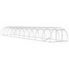 vidaXL Vi&scaron;tų būdas Sidabrinė 1000 x 150 x 100 cm Galvanizuotas plienas