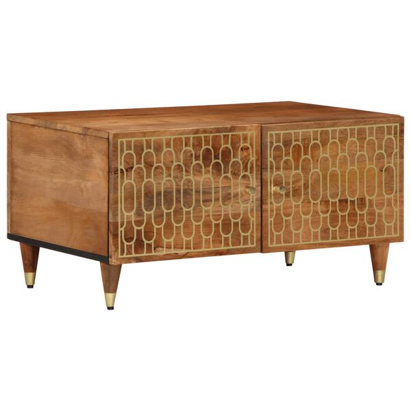 vidaXL Kavos staliukas, 80x50x40cm, mango medienos masyvas