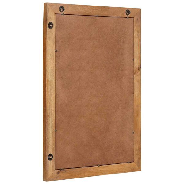 vidaXL Vonios veidrodis su veidrodžiu &Scaron;viesiai rudas 70 x 50 x 2,5 cm