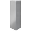 vidaXL Sodo lovelis, 30x26x75cm, galvanizuotas plienas, trikampis