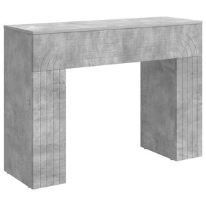vidaXL Kavos staliukas Betono pilka 102 x 35 x 75 cm Apdirbta mediena