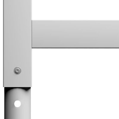 vidaXL Darbastalio rėmai, 2vnt., pilki, 55x(69-95,5)cm, metalas