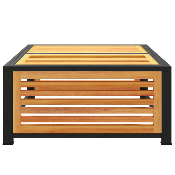 vidaXL Sodo staliukas, 68x68x30cm, akacijos medienos masyvas