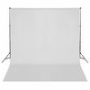 vidaXL Fotostudijos rinkinys su &scaron;viestuvais, fonu ir reflektoriumi