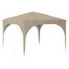 vidaXL Pop-up &scaron;ventinis palapinė 290 x 290 x 245 cm Kreminė