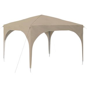 vidaXL Pop-up &scaron;ventinis palapinė 290 x 290 x 245 cm Kreminė