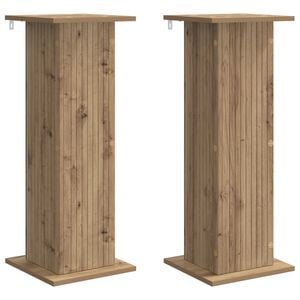 vidaXL Augalų stovas 2 pcs Artisano ąžuolo 30,5 x 30 x 80,5 cm