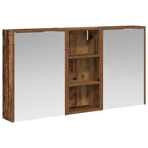 vidaXL Vonios spintos komplektas 3 pcs 116 x 16 x 62,5 cm