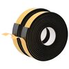 vidaXL Savigautinė putų juosta 2 vnt. Juoda 30mm x 5m CR putplastis