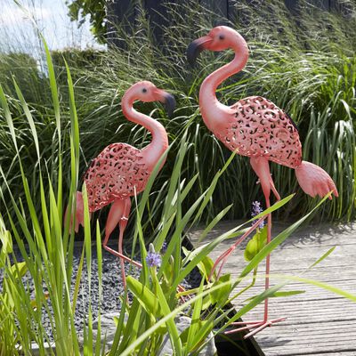 Luxform Dekorat. saul. en. įkr. LED sodo šviest. Flamingo, rožinis