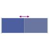 vidaXL I&scaron;traukiama &scaron;oninė kiemo pertvara, mėlynos spalvos, 200x600cm