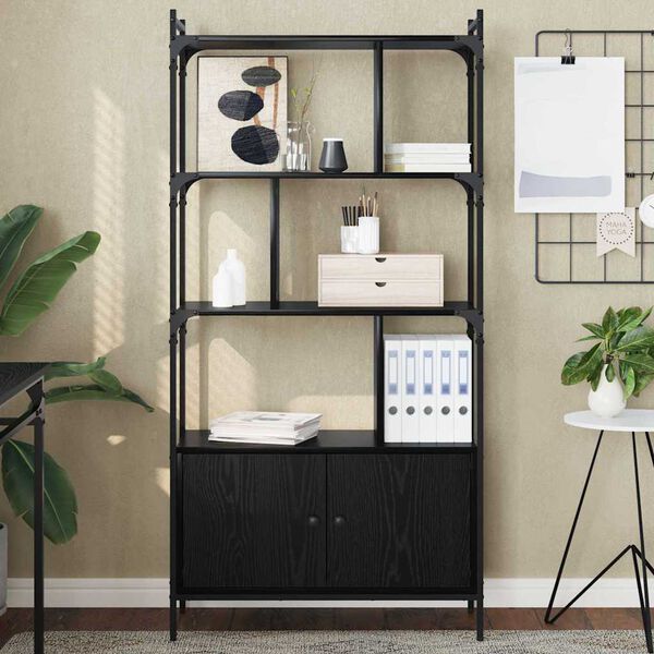 vidaXL Knygų lentyna Apdirbta mediena