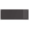 vidaXL Virtuvės užpakalinė plokštė Tamsiai pilka 110 x 40 x 0,6 cm